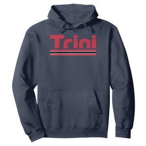 Retro Trini Hoodie Trinidad and Tobago Flag Caribbean Pride Heritage Gift TS10 Navy Print Your Wear