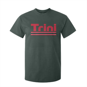 Retro Trini T Shirt For Kid Trinidad and Tobago Flag Caribbean Pride Heritage Gift TS10 Dark Forest Green Print Your Wear