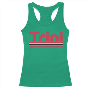 Retro Trini Racerback Tank Top Trinidad and Tobago Flag Caribbean Pride Heritage Gift TS10 Irish Green Print Your Wear
