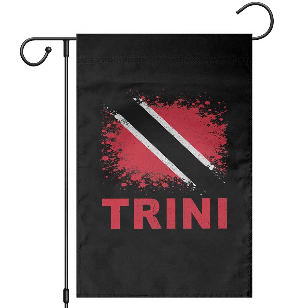 Retro Vintage Trini Garden Flag Watercolors Sport Trinidad and Tobago Flag TS10 Black Print Your Wear