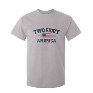 Two Fiddy USA 250th Anniversary T Shirt For Kid United States Flag July 4th 2026 1776 Patriotic Humor