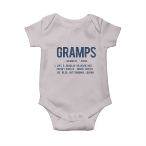 Grandpa Gift For Gramps Baby Onesie Fathers Day Birthday Gift Idea