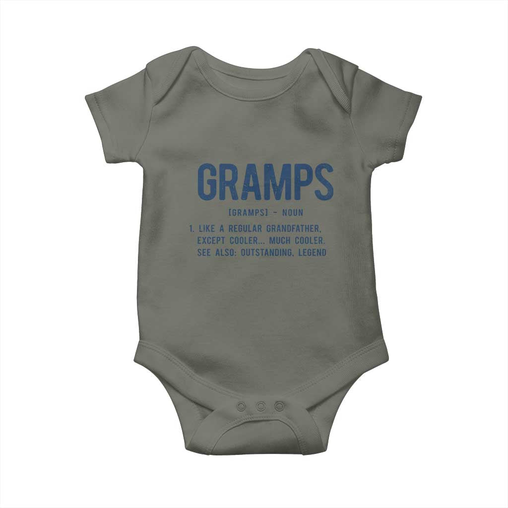 Grandpa Gift For Gramps Baby Onesie Fathers Day Birthday Gift Idea