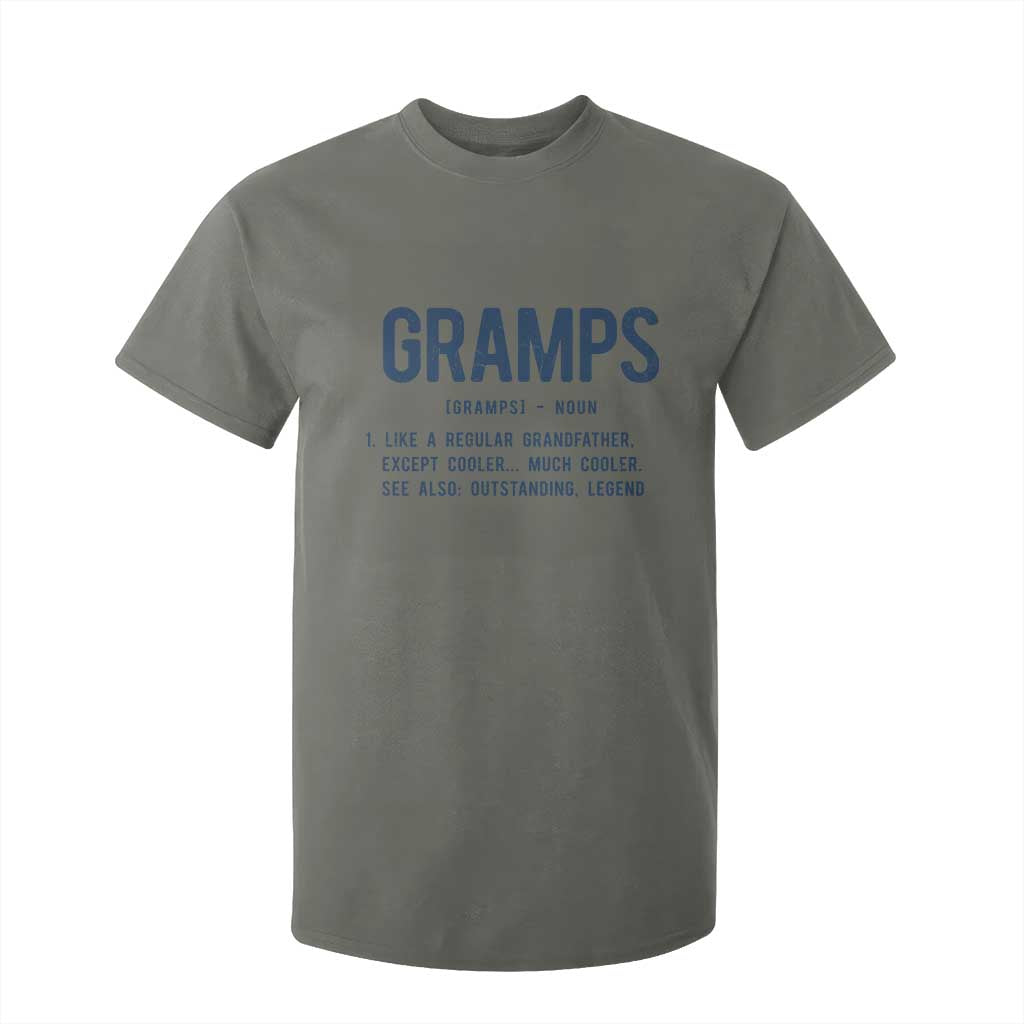 Grandpa Gift For Gramps T Shirt For Kid Fathers Day Birthday Gift Idea