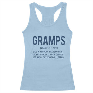 Grandpa Gift For Gramps Racerback Tank Top Fathers Day Birthday Gift Idea