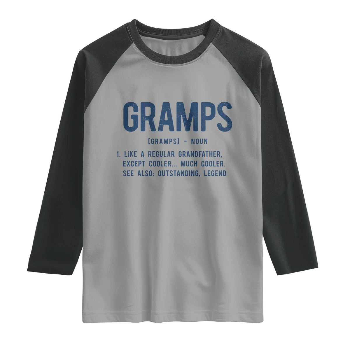 Grandpa Gift For Gramps Raglan Shirt Fathers Day Birthday Gift Idea