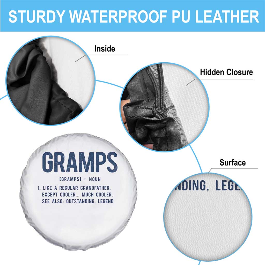 Grandpa Gift For Gramps Spare Tire Cover Fathers Day Birthday Gift Idea