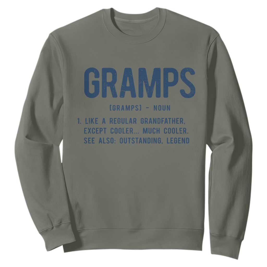 Grandpa Gift For Gramps Sweatshirt Fathers Day Birthday Gift Idea