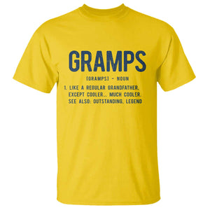 Grandpa Gift For Gramps T Shirt Fathers Day Birthday Gift Idea