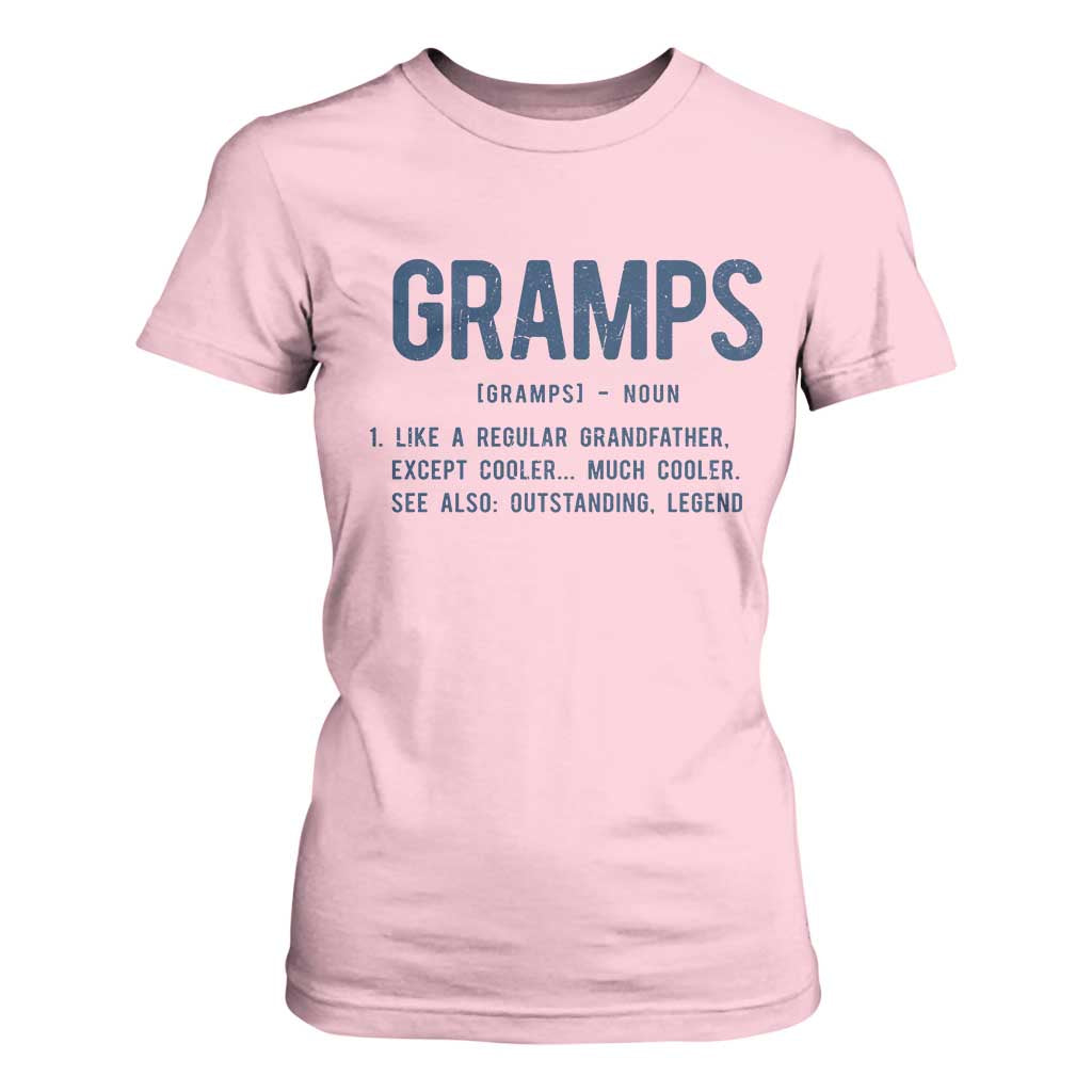Grandpa Gift For Gramps T Shirt For Women Fathers Day Birthday Gift Idea