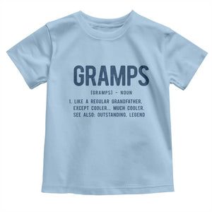 Grandpa Gift For Gramps Toddler T Shirt Fathers Day Birthday Gift Idea