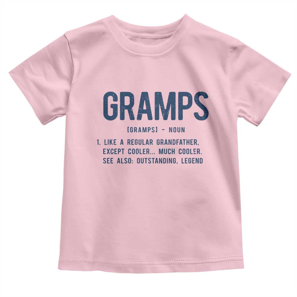 Grandpa Gift For Gramps Toddler T Shirt Fathers Day Birthday Gift Idea