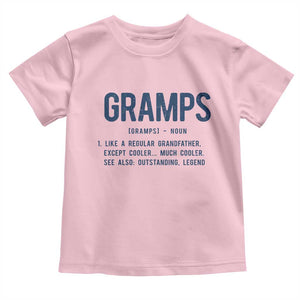 Grandpa Gift For Gramps Toddler T Shirt Fathers Day Birthday Gift Idea