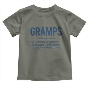 Grandpa Gift For Gramps Toddler T Shirt Fathers Day Birthday Gift Idea