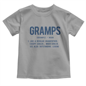 Grandpa Gift For Gramps Toddler T Shirt Fathers Day Birthday Gift Idea