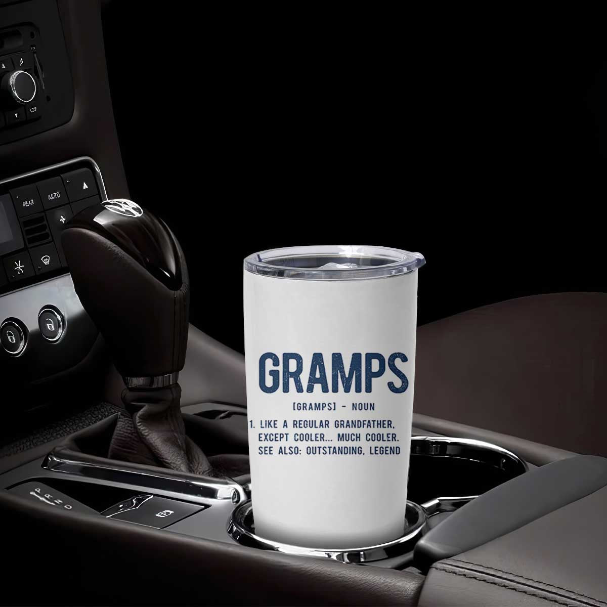 Grandpa Gift For Gramps Tumbler Cup Fathers Day Birthday Gift Idea