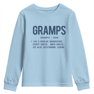Grandpa Gift For Gramps Youth Sweatshirt Fathers Day Birthday Gift Idea