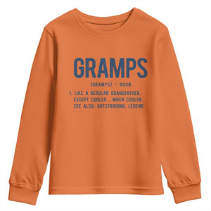 Grandpa Gift For Gramps Youth Sweatshirt Fathers Day Birthday Gift Idea