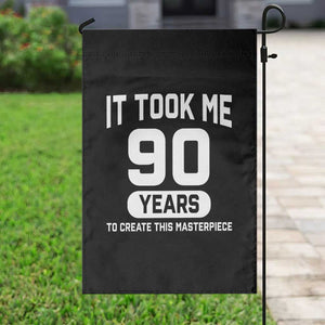 90th Birthday Garden Flag To Create This Masterpiece 90 Year Old Gift TS10 Print Your Wear