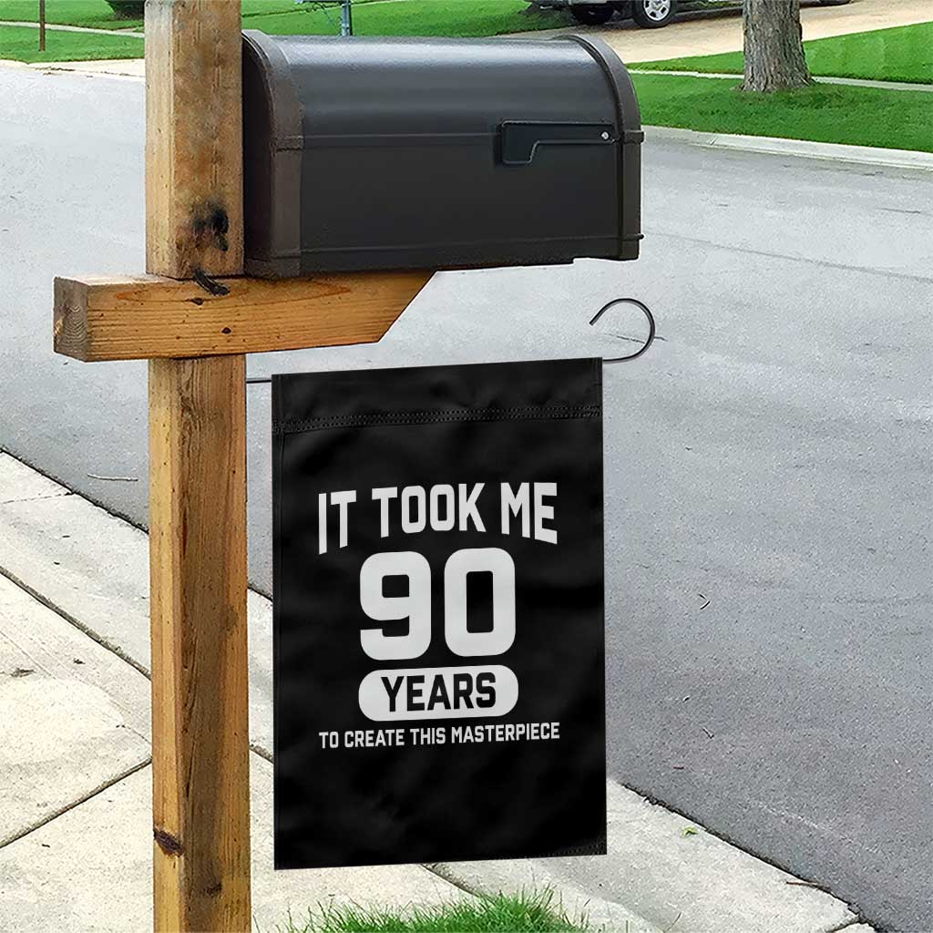 90th Birthday Garden Flag To Create This Masterpiece 90 Year Old Gift TS10 Print Your Wear