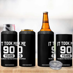 90th Birthday 4 in 1 Can Cooler Tumbler To Create This Masterpiece 90 Year Old Gift TS10 Print Your Wear