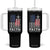 Faith Family Freedom Tumbler With Handle Charlie Kirk Patriotic Christian Vintage USA Flag TS10 One Size: 40 oz Black Print Your Wear