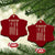 Faith Family Freedom Ceramic Ornament Patriotic Christian Vintage USA Flag TS10 Print Your Wear