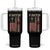 Faith Family Freedom Tumbler With Handle Patriotic Christian Vintage USA Flag TS10 One Size: 40 oz Black Print Your Wear