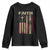 Faith Family Freedom Youth Sweatshirt Patriotic Christian Vintage USA Flag TS10 Black Print Your Wear