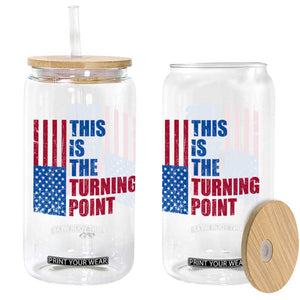 This is The Turning Point Glass Can USA Flag Patriotic Freedom Conservative TS10 Print Your Wear