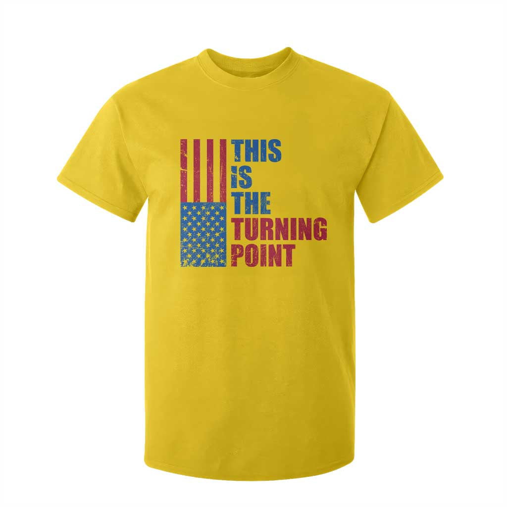 This is The Turning Point T Shirt For Kid USA Flag Patriotic Freedom Conservative TS10 Daisy Print Your Wear