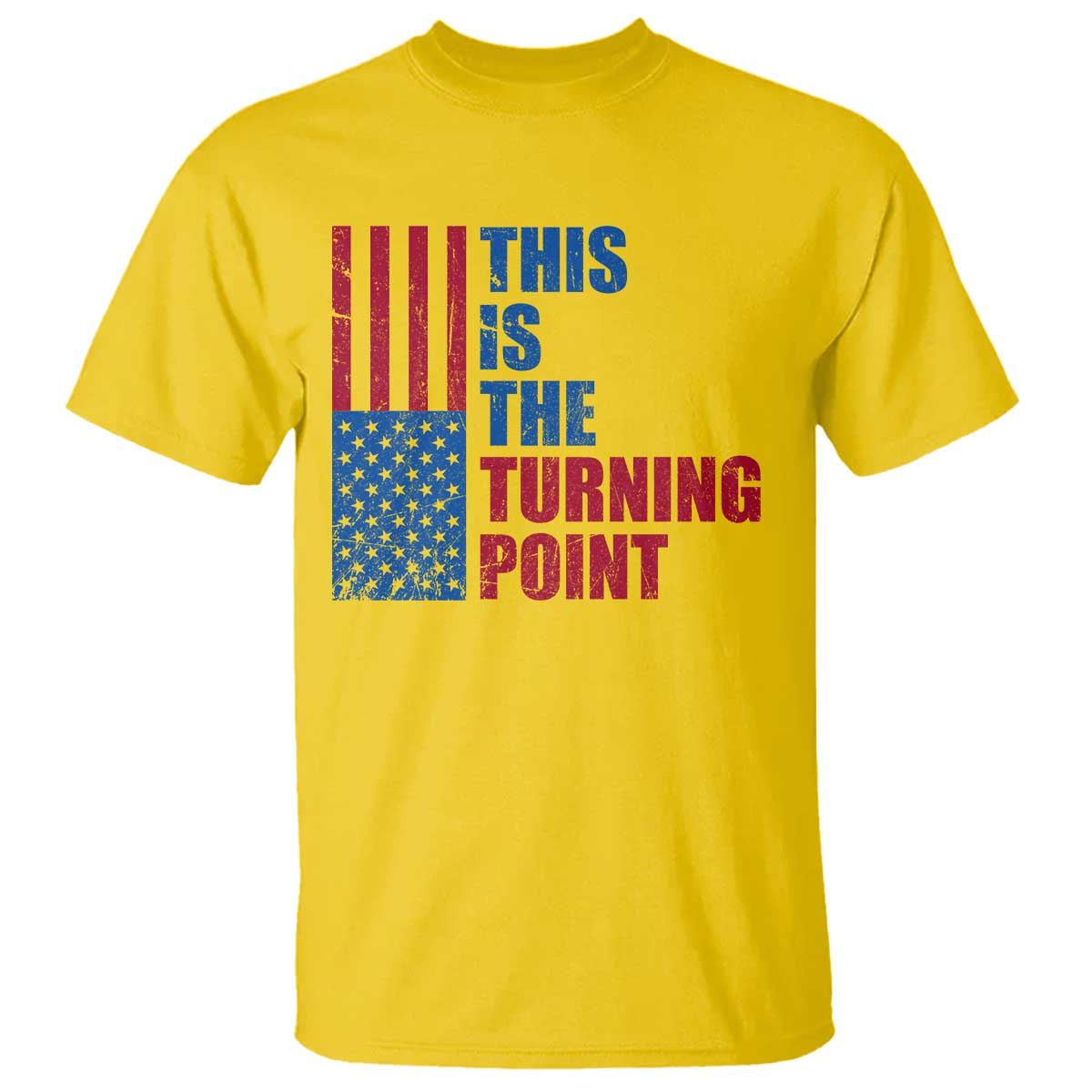 This is The Turning Point T Shirt USA Flag Patriotic Freedom Conservative TS10 Daisy Print Your Wear