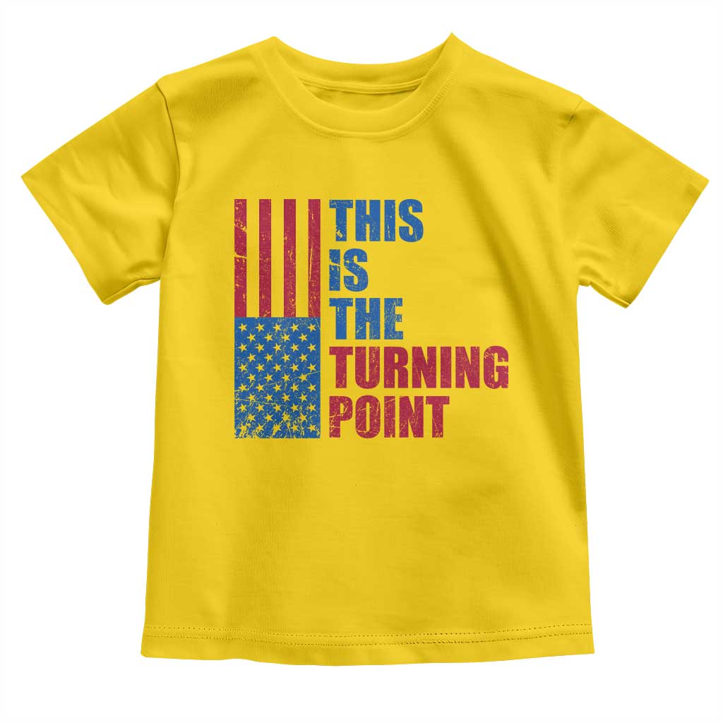 This is The Turning Point Toddler T Shirt USA Flag Patriotic Freedom Conservative TS10 Daisy Print Your Wear