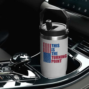 This is The Turning Point Flip Straw Tumbler USA Flag Patriotic Freedom Conservative TS10 Print Your Wear