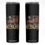 Charlie Kirk Skinny Tumbler Its All About Jesus USA Flag Patriotic Christian TS10 Black Print Your Wear