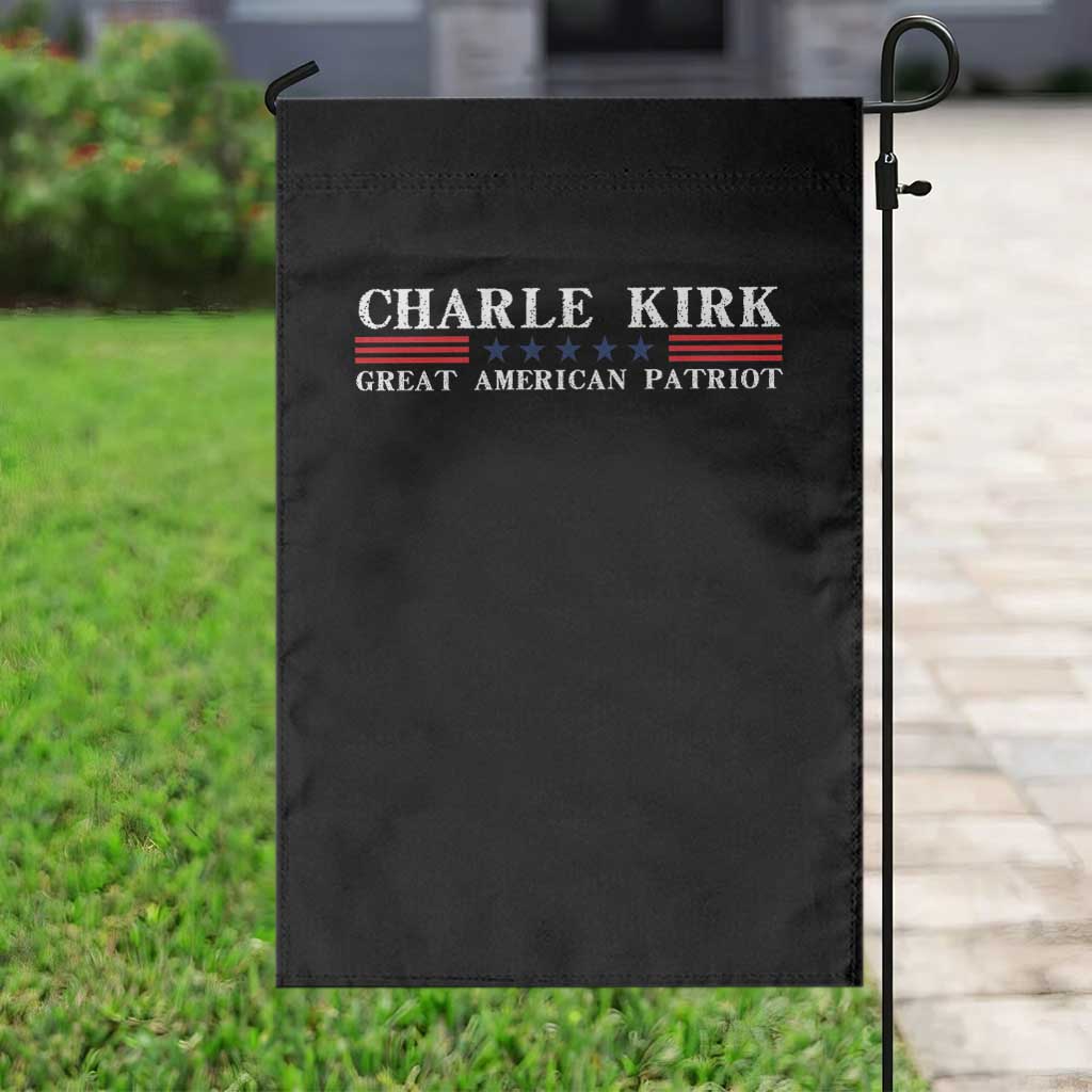 Charlie Kirk Garden Flag Great American Patriot USA Freedom Conservative TS10 Print Your Wear