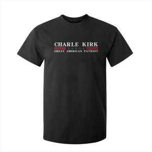 Charlie Kirk T Shirt For Kid Great American Patriot USA Freedom Conservative TS10 Black Print Your Wear