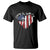 Charlie Kirk Memorial T Shirt Battle Cry Erika Kirk Christian USA Flag Cross TS10 Black Print Your Wear