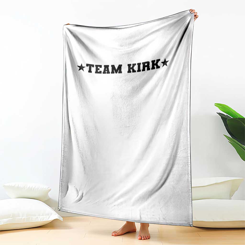 Team Kirk Throw Blanket Last Name Funny Surname Team Kirk Family Reunion TS10 Print Your Wear