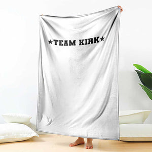Team Kirk Throw Blanket Last Name Funny Surname Team Kirk Family Reunion TS10 Print Your Wear