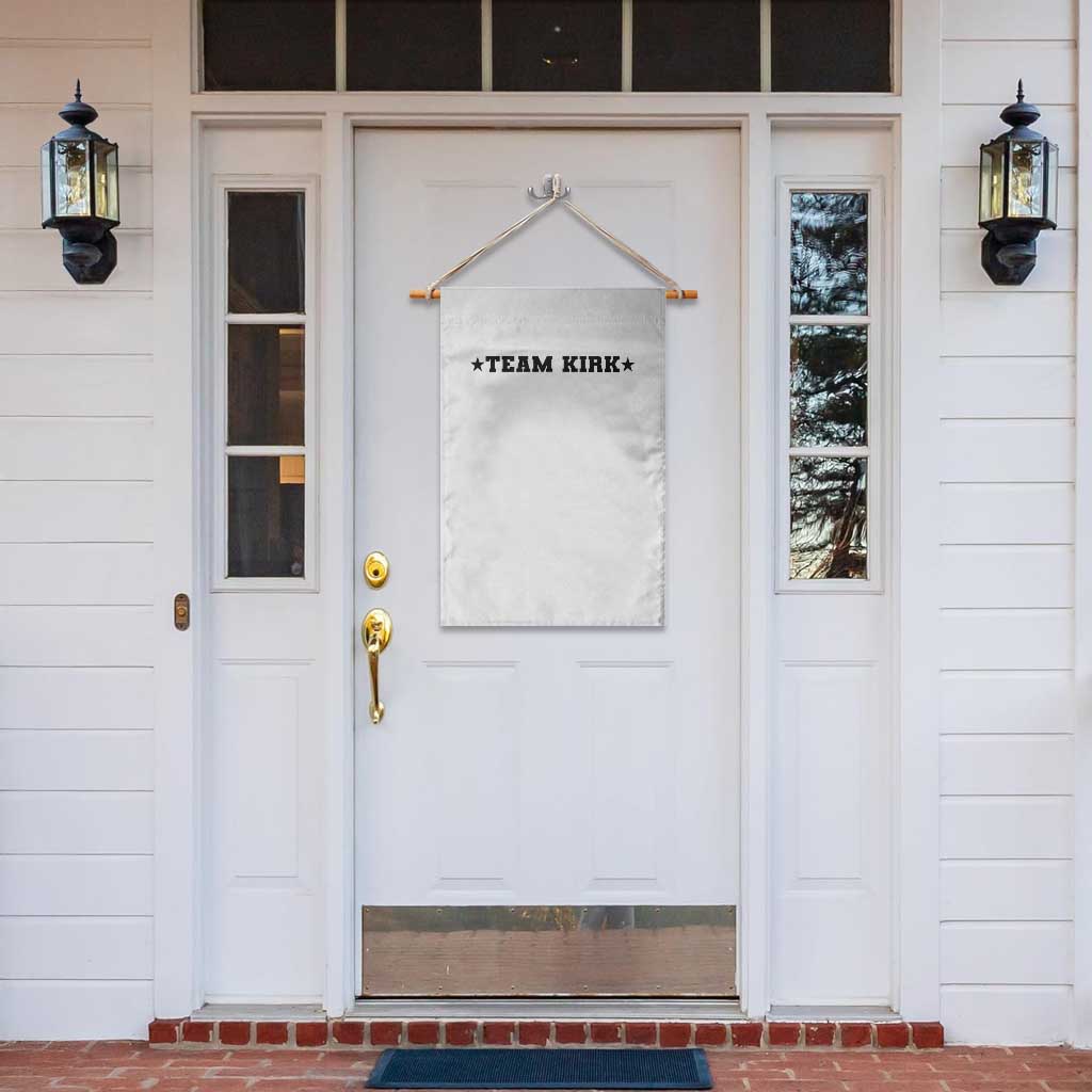 Team Kirk Garden Flag Last Name Funny Surname Team Kirk Family Reunion TS10 Print Your Wear