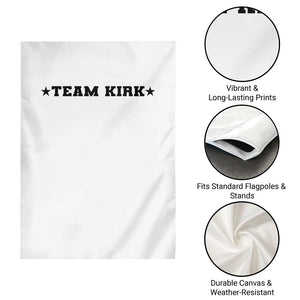 Team Kirk Garden Flag Last Name Funny Surname Team Kirk Family Reunion TS10 Print Your Wear