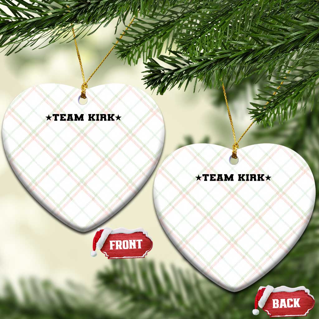 Team Kirk Ceramic Ornament Last Name Funny Surname Team Kirk Family Reunion TS10 Print Your Wear