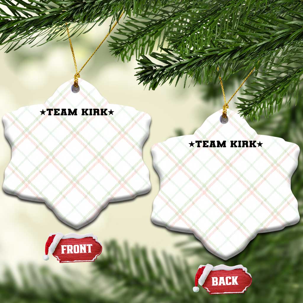 Team Kirk Ceramic Ornament Last Name Funny Surname Team Kirk Family Reunion TS10 Print Your Wear