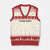Team Kirk V-Neck Knit Sweater Vest Last Name Funny Surname Team Kirk Family Reunion TS10 Beige Red Print Your Wear