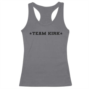 Team Kirk Racerback Tank Top Last Name Funny Surname Team Kirk Family Reunion TS10 Charcoal Print Your Wear