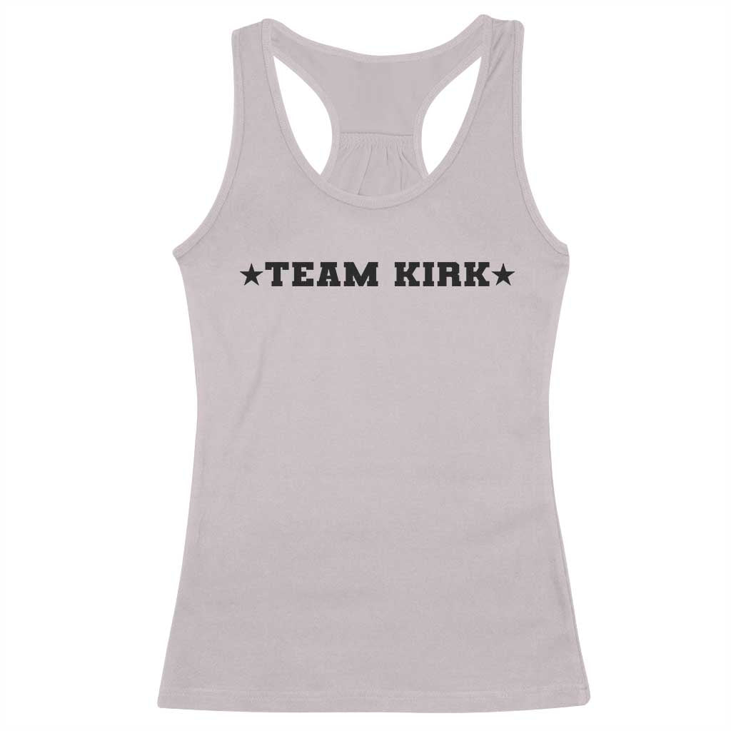 Team Kirk Racerback Tank Top Last Name Funny Surname Team Kirk Family Reunion TS10 Ice Gray Print Your Wear