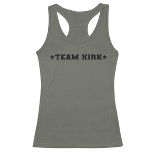 Team Kirk Racerback Tank Top Last Name Funny Surname Team Kirk Family Reunion TS10 Military Green Print Your Wear