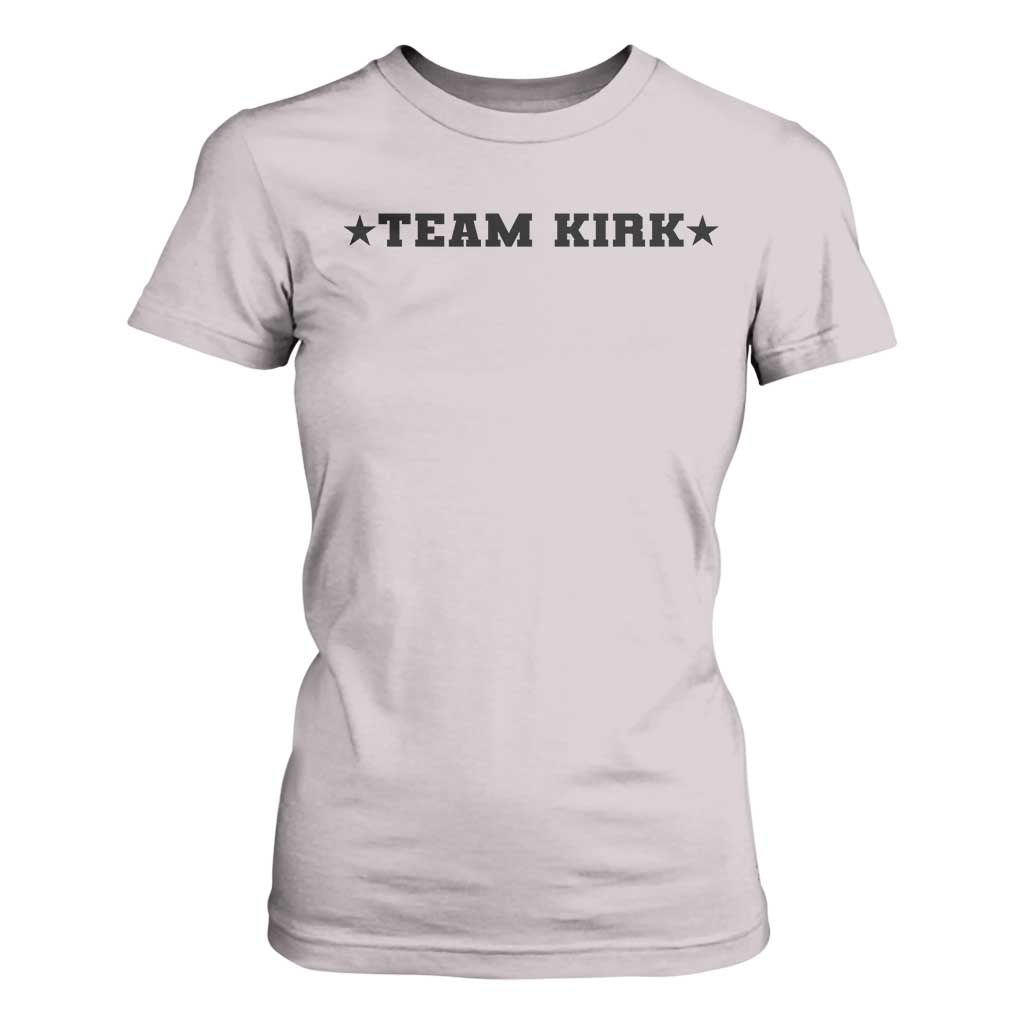 Team Kirk T Shirt For Women Last Name Funny Surname Team Kirk Family Reunion TS10 Ice Gray Print Your Wear