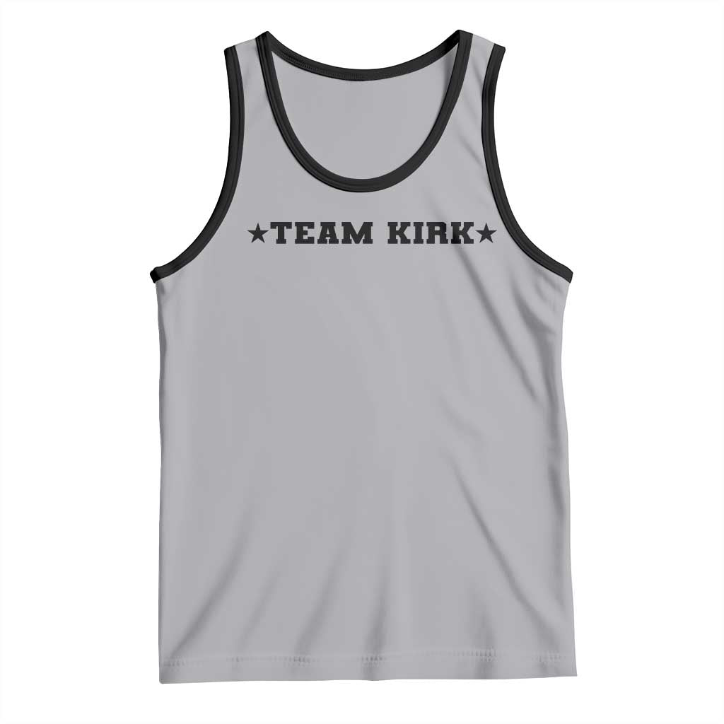 Team Kirk Tank Top Last Name Funny Surname Team Kirk Family Reunion TS10 Athletic Heather Black Print Your Wear